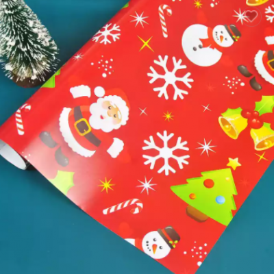 Christmas Style Custom Printed Logo Gift Wrapping Paper Clothing Flower Tissue Paper for packaging