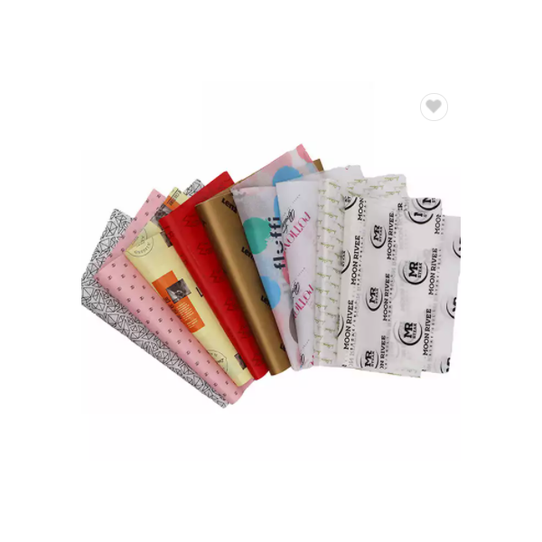 Wholesale Colorful 7gsm Custom Printed Logo Packaging Gift Wrapping Paper Clothing Tissue Paper / 2