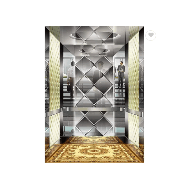 1000kg Passenger Elevator Stainless Steel Cabin Decoration / 4