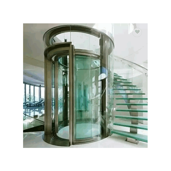 Villa Used Panoramic Glass Elevator, Hot Sale Villa Used Round Glass Home Elevator / 5