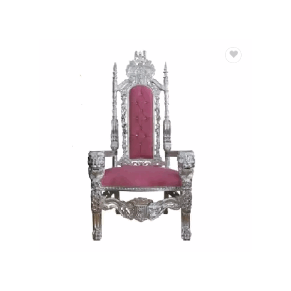 Bride and Groom Wedding Chairs / Carved Lion King Throne Chairs cheap price / 2