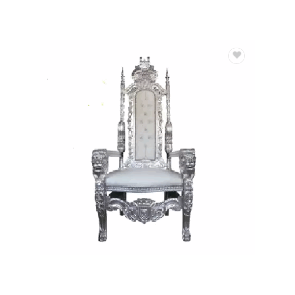 Bride and Groom Wedding Chairs / Carved Lion King Throne Chairs cheap price / 3