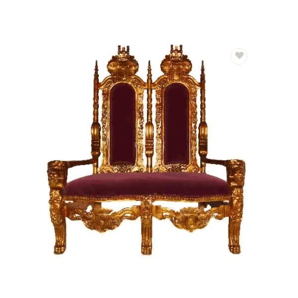 Double Lion King Throne Chair cheap price / 6