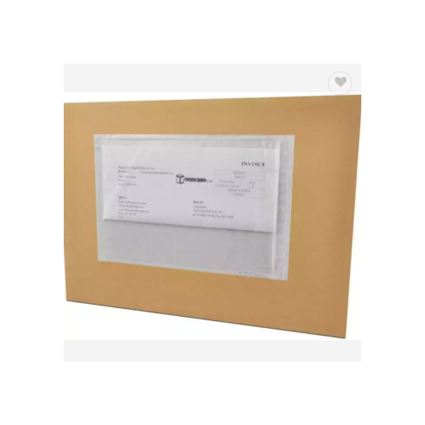 Clear Adhesive Side Loading Packing List Document Envelopes 145*180mm for Attaching Packing Slips In / 2