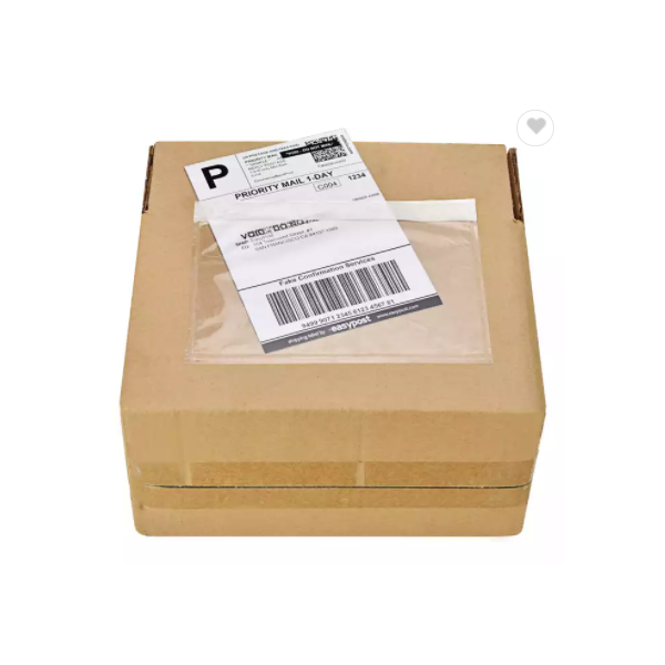 Packing List Pouches Clear Adhesive Top Loading Packing List/Shipping Label Envelopes size 180*270mm / 2