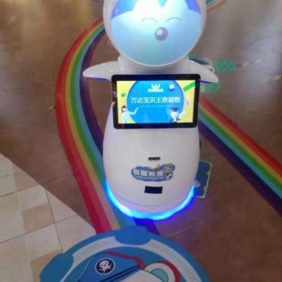 Reception robot used in School as Education Robot Snow by Laser Navigation with Auto Charge