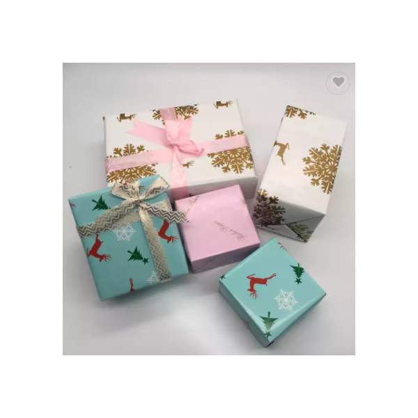 Gift wrapping paper 80gsm packaging paper with customized size Christmas gift packaging tissue paper / 3