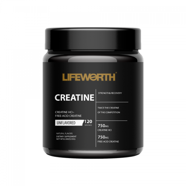 LIFEWORTH BCAA Creatine Monohydrate HCL Boost Weight Loss Fat Burner Energy POWDER Body Building B12 / 3