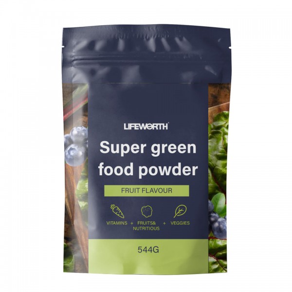 lifeworth private label immune support supplement organic greens superfoods powder lose weight / 1