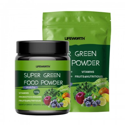 lifeworth immune support supplement organic greens super food blend superfood