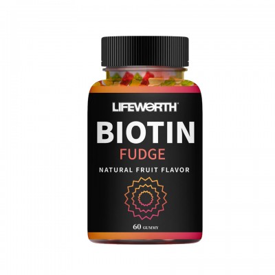 Lifeworth Promotes Hair Growth Biotin Gummy candies Bear