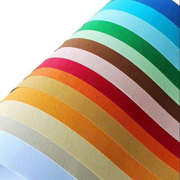 180g 230gsm A4 size textured paper cover paper embossed color board leather grain binding / 2