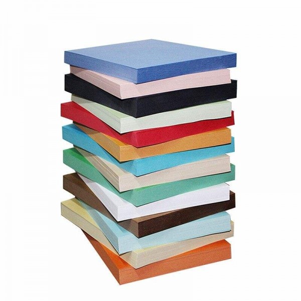 180g 230gsm A4 size textured paper cover paper embossed color board leather grain binding / 1