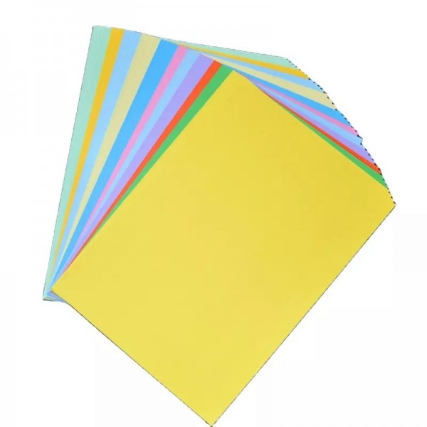 100 Sheets Colorful Cardstock Paper 8.27x11.69 Inch Construction Paper for DIY Scrapbook Paper schoo / 3