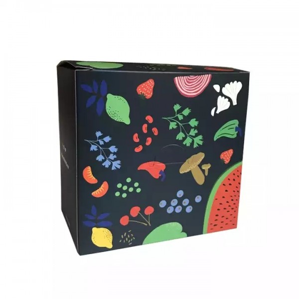 Nice colorful printing recycled white cardboard paper food packaging box wit matt lamination / 2