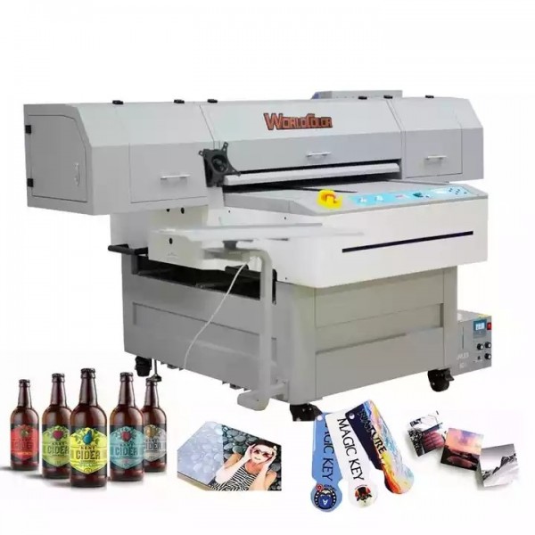 Factory new upgraded quality 9060 UV printer 3 heads i3200 print head digital flatbed UV DTF printer / 1