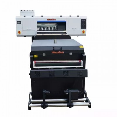 New update worldcolor dtf printers 70cm tshirt printing machine 4 head dtf printer