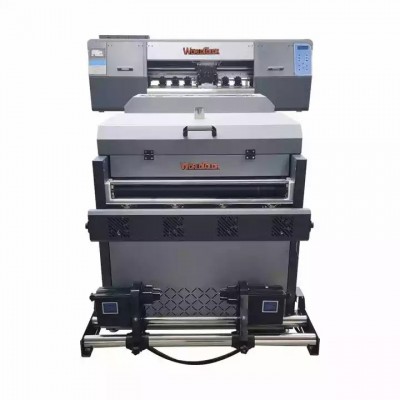 DTF printer 70cm dual XP600/i3200 different print head models heat transfer digital printer with dry