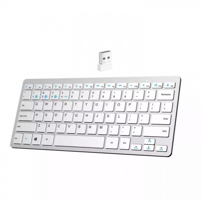 New Dual Mode portable abs 78 keys cheap slim wireless bluetooth keyboard bk301ba