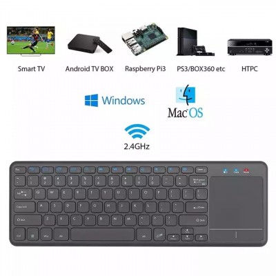 Best quality bluetooth mini wireless keyboard touchpad mouse wireless touchpad for Samsung Galaxy Ta