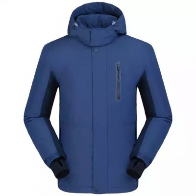 Detachable Hoody Parka Men Waterproof Windproof Ski Jacket for winter outdoor activities