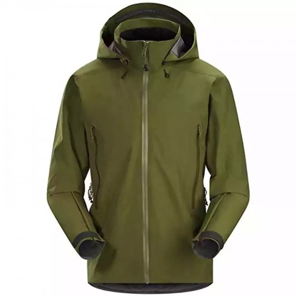 hot selling high quality soft out shell fabric 100% waterproof nylon winter men's jackets / 3