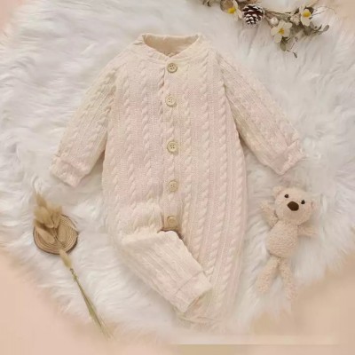Boys and girls autumn and winter one-piece clothes baby clothes sweaters children's knitting ro
