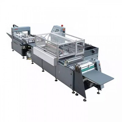 QNB-750B Automatic Error 0.3mm Paper Lining Machine for Book Cover