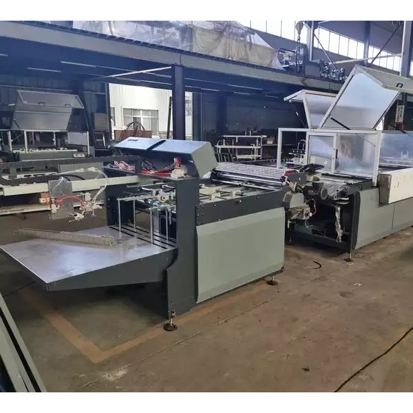 QNB-750B Automatic Error 0.3mm Paper Lining Machine for Book Cover / 2