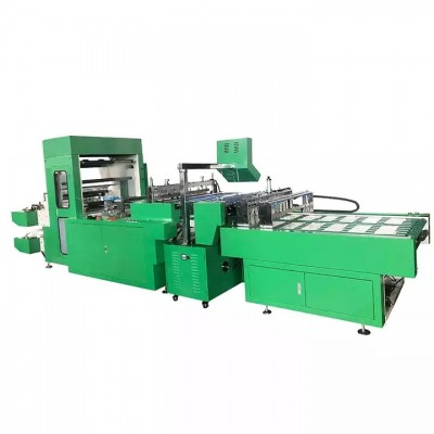 High speed PE side sealing heating cutting bag making machine