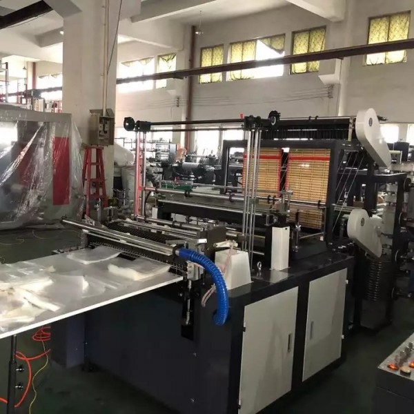 Sealing Cutting Bag Machine Ruian City Factory Plastic 120pcs/min / 2