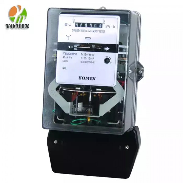 Front Board Installed Three Phase Power Meter with PC Cover Three Phase Energy Meter Three Phase Act / 1