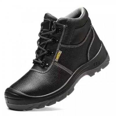 sapatos de trabalho Best Factory Price black low cut PU leather safety boots with PU outsole anti-sl