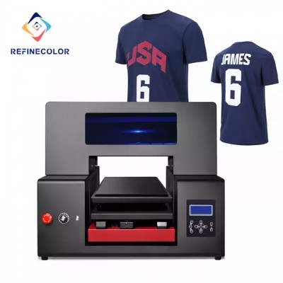 Digital Logo Label Photo Flatbed 3D A2 T Shirt Printer Clothes Printer