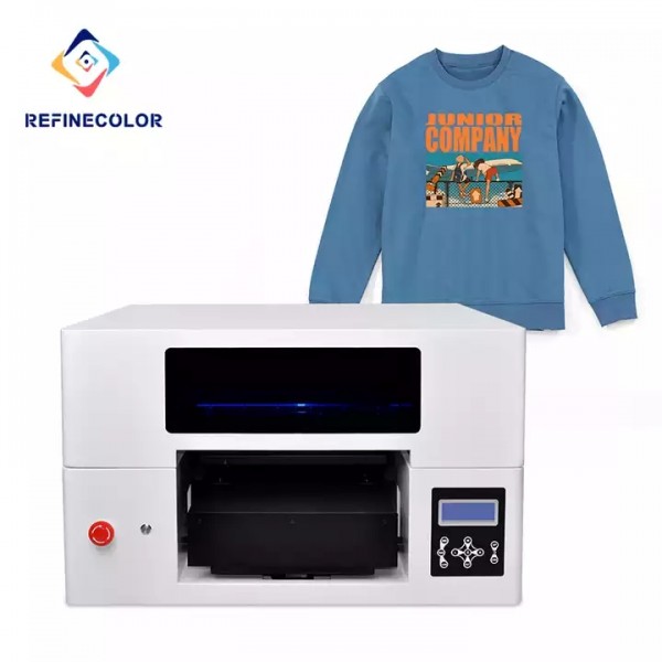 Refinecolor DTF Printer Factory Direct To Garment Printer Cheap R1390 6Colors A3 Dtg T Shirt Printer / 1