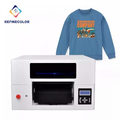 Refinecolor DTF Printer Factory Direct To Garment Printer Cheap R1390 6Colors A3 Dtg T Shirt Printer