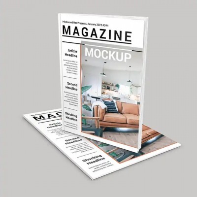 Custom Hot Sale Monthly Magazine Periodicals Highlight Printed Paper Magazine