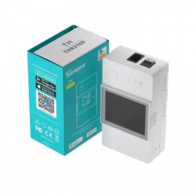 SONOFF TH Elite THR316D 16A/THR320D 20A Wifi Temperature Humidity Smart Switch Control Detector Moni
