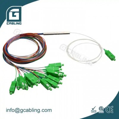 Gcabling fiber optic splitter PLC 1x4 1x8 1x16 1X32 SC APC UPC fibra optica mini compacted fibre opt