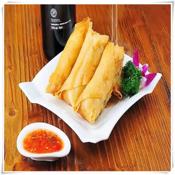 Hot Wholesales Chinese Food Snack pocket Frozen Vegetable Spring Rolls / 1