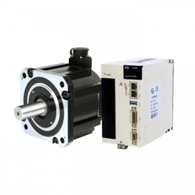 Customization CNC Lathe Machine Motor 220V 1.6KW 15.2N.m 1800rpm 130mm Ac Servo motor with drive