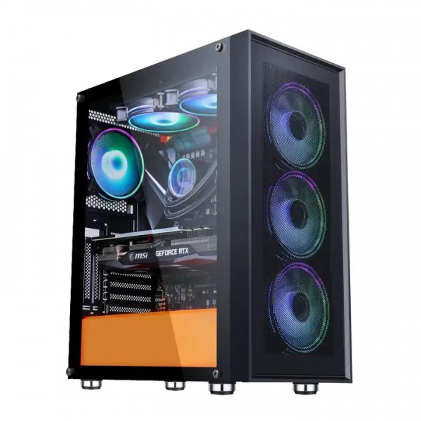 SAMA multi motherboard support Gaming Computer Cases high efficiency pc tower liquid cooler pc case / 1