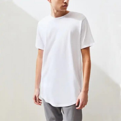 Wholesale High Quality 100% Cotton Scallop T-Shirt Logo Custom Printed Men's T shirt