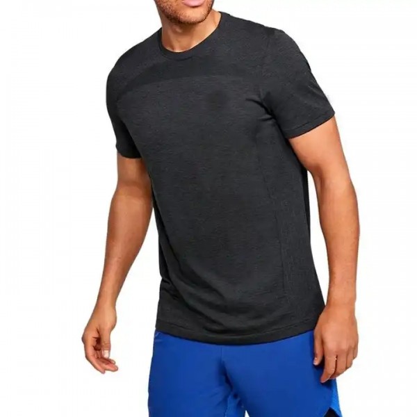 Custom high quality sport quick dry t-shirt blank fitted t-shirt for men / 1