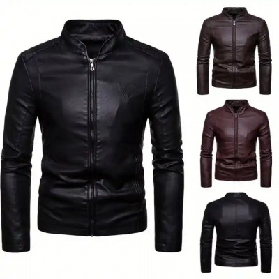 Chinese Factory Manufacturer Leather, Jackette for Men Hot Sale Fast Deliver Cowhide Plus Size Men C