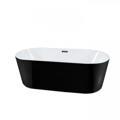 acrylic black cupc/ce approved oval one person tub mat oval bath tub bathtubs