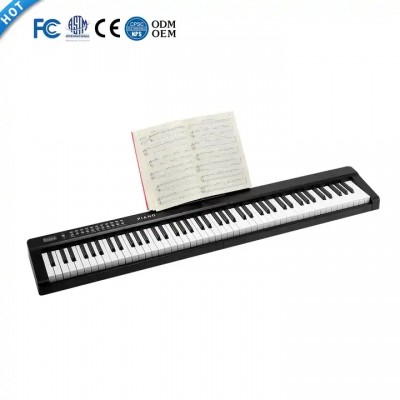 Professional Digital Piano Keyboard 61 Keys with Double Speaker Stereo for Adult Children Beginnings