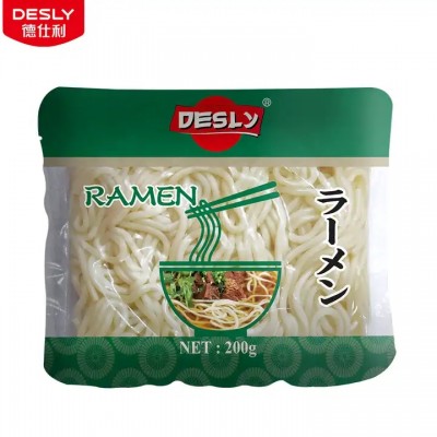 Manufacturer Chewy Noodle Bulk Wholesale Jade Bridge 200 g Bag Fresh Udon Noodles with Factory OEM P