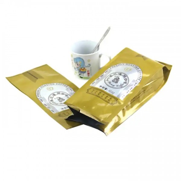 Zipper Top Sealing Food Packaging Laminated Aluminium Foil Heat Seal Aluminum Foil Mylar Pouches Bag / 1