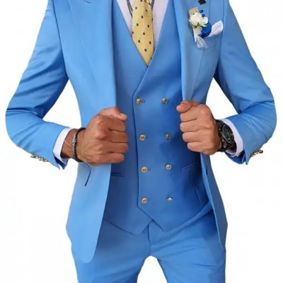 Bridalaffair Men Suits 3 Pieces Slim Fit costume hommes classic wedding suit prom Tuxedos Groom suit